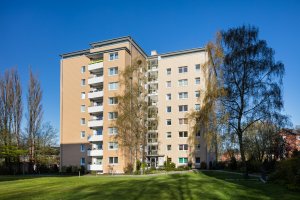 Außenansicht eines Wohngebäudes der Erich Thor Wohnungsunternehmen GmbH